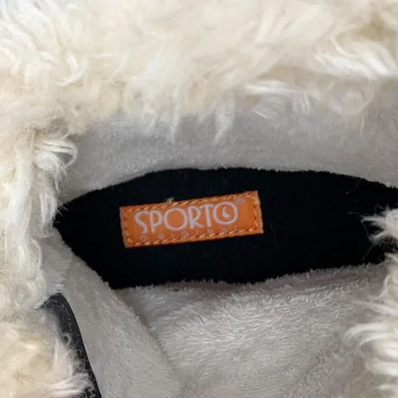 SPORTO Women's Kim Waterproof Plaid Rubber Faux Fur Snow Boots - Picture 7 of 9